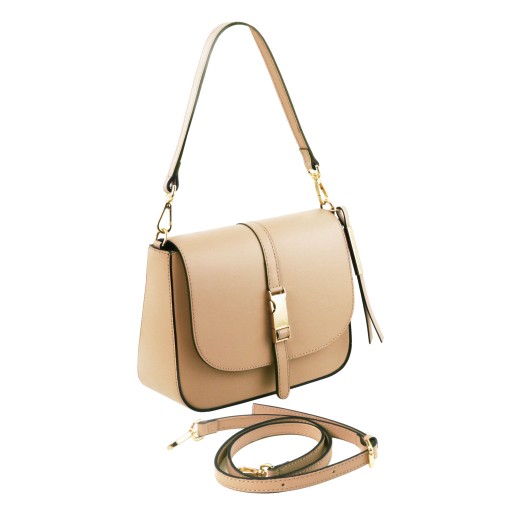 Nausica Schultertasche aus Leder