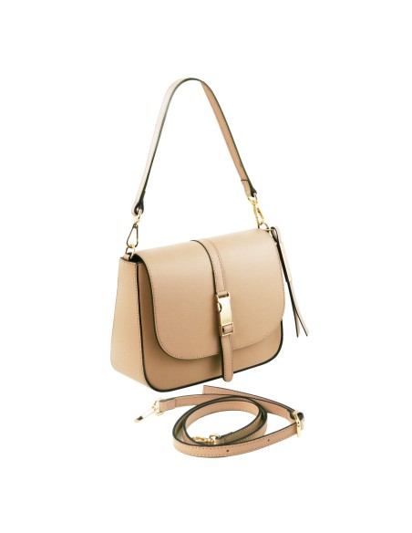 Nausica Leather shoulder bag
