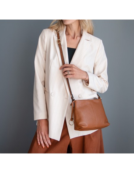TL Bag Umhangetasche aus weichem Leder