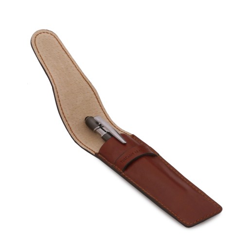Exclusive leather pen holder