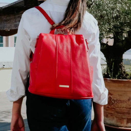 TL Bag Lederrucksack aus weichem Leder
