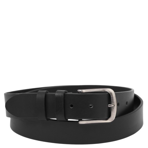 Handcrafted leather belt 35mm for jeans 95 cm
