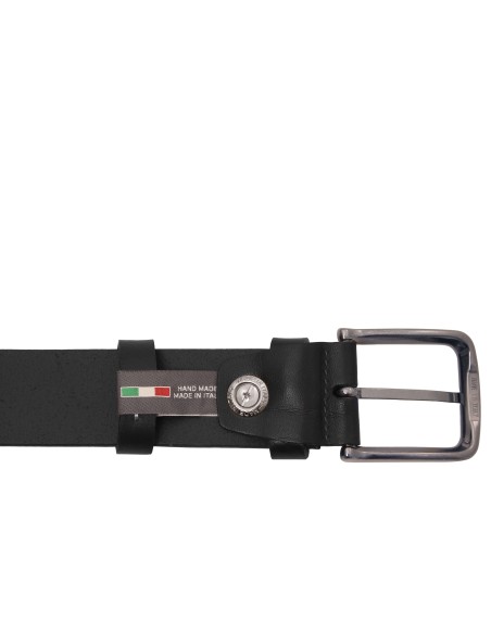 Handcrafted leather belt 35mm for jeans 95 cm