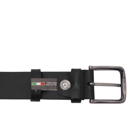 Handcrafted leather belt 40mm for jeans 95 cm