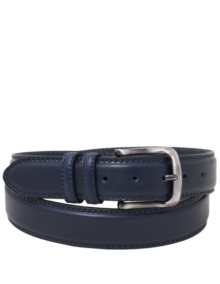 Classic Tuscan padded leather belt 40mm 95 cm