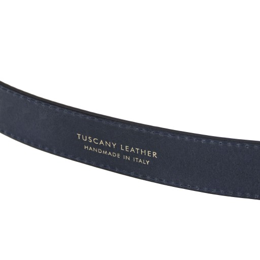 Klassischer toskanischer ledergurtel 40mm mit polsterung 95 cm
