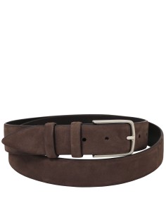 Eleganter nubukledergurtel 35mm 95 cm