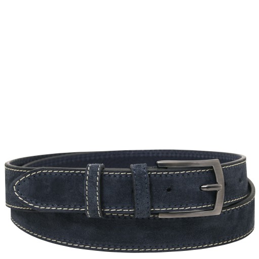 Casual suede leather belt 35mm 95 cm
