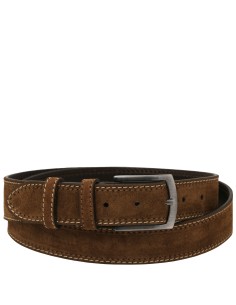 Casual suede leather belt 35mm 95 cm