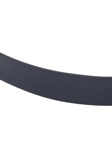 Elegant brushed leather belt 35mm 95 cm