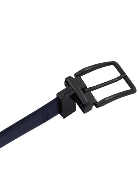Elegant double sided brushed leather belt 35mm 95 cm