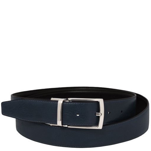 Eleganter wendegurtel 35mm aus glattem leder 95 cm