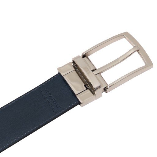 Eleganter wendegurtel 35mm aus glattem leder 95 cm