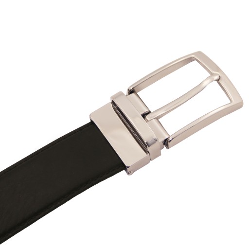 Eleganter wendegurtel 35mm aus glattem leder 95 cm