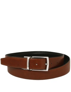 Eleganter wendegurtel 35mm aus glattem leder 95 cm