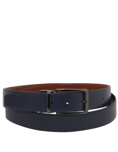 Eleganter wendegurtel 35mm aus glattem leder 95 cm 2