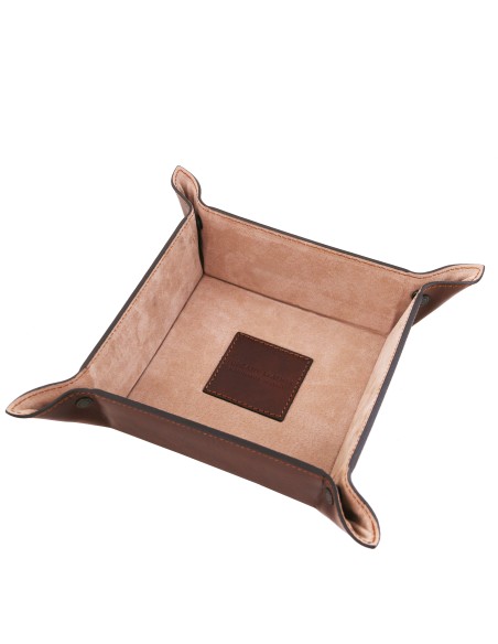 Exclusive leather valet tray Large size