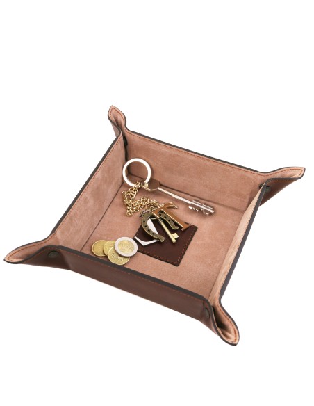 Exclusive leather valet tray Large size