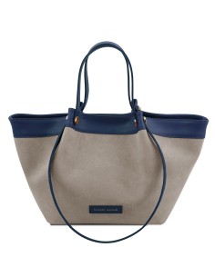 Soleil Suede leather shopping bag 2