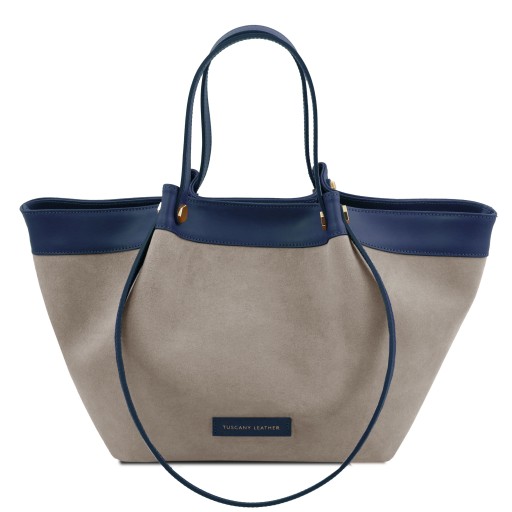 Soleil Shopping Tasche aus Wildleder