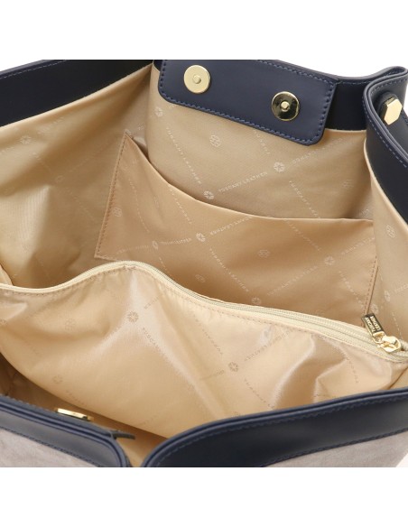 Soleil Shopping Tasche aus Wildleder