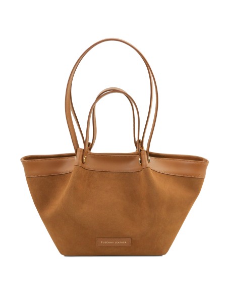Soleil Shopping Tasche aus Wildleder