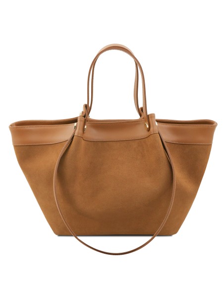 Soleil Shopping Tasche aus Wildleder