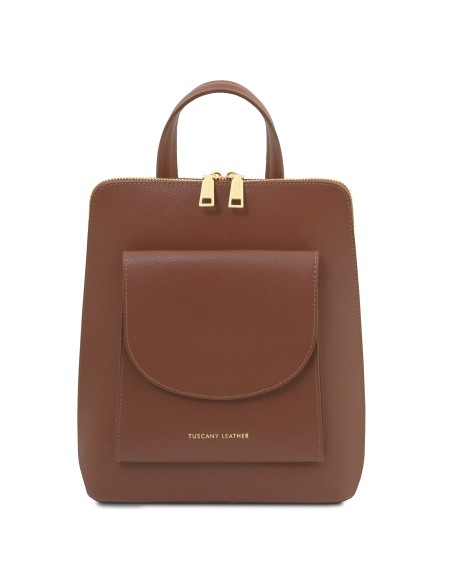 Paris Small leather backpack for women