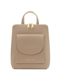 Paris Small leather backpack for women