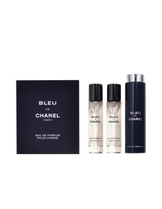 BLEU eau de parfum refillable travel spray 3 x 20 ml
